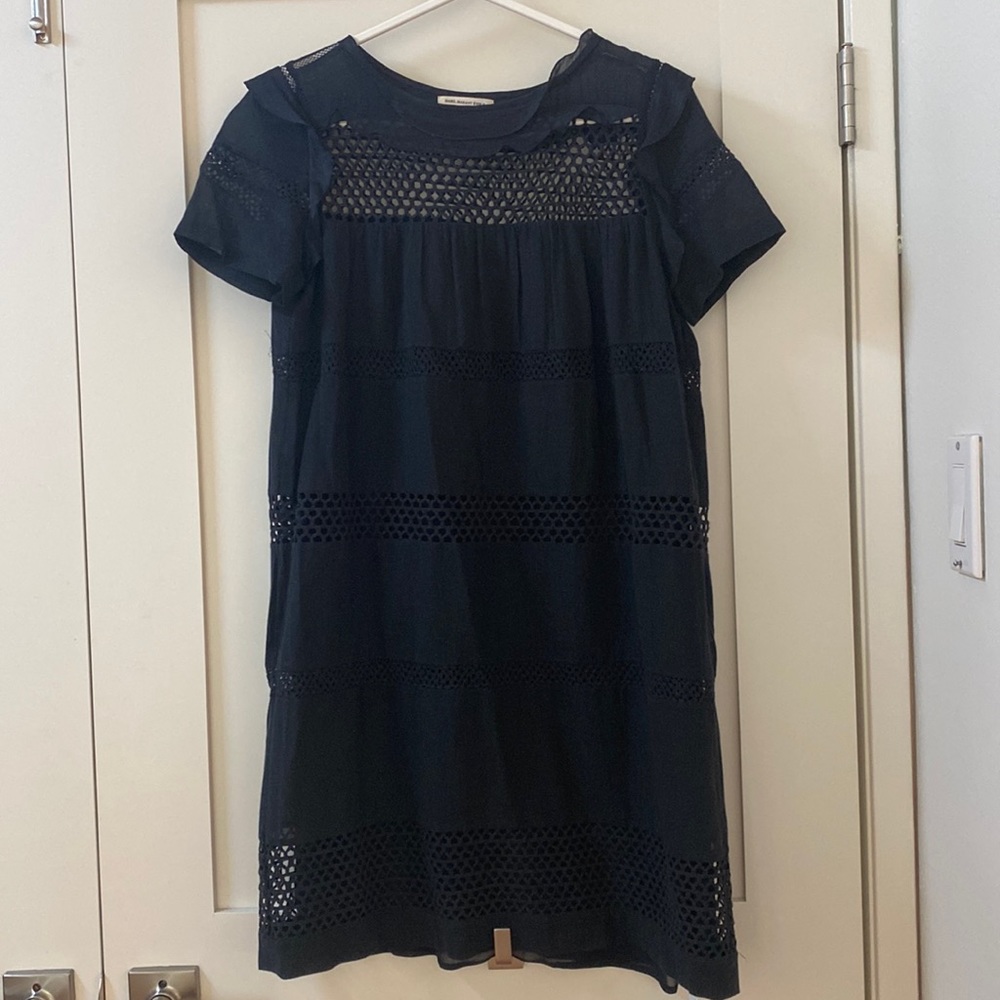 Isabel Marant Etoile - black mini dress - size 34